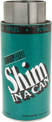 Made in USA - 2.50 m Long x 150 mm Wide x 0.3 mm Thick, Roll Shim Stock - Steel - Exact Tool & Supply