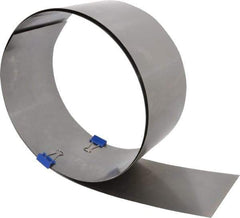 Made in USA - 2.50 m Long x 150 mm Wide x 0.5 mm Thick, Roll Shim Stock - Steel - Exact Tool & Supply