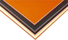 Made in USA - 14 Piece, 0.0005 to 0.03 Inch Thickness, Plastic Shim Stock Sheet Assortment - 20 Inch Long x 20 Inch Wide - Exact Tool & Supply