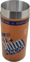 Made in USA - 100 Inch Long x 6 Inch Wide x 0.004 Inch Thick, Roll Shim Stock - Aluminum - Exact Tool & Supply
