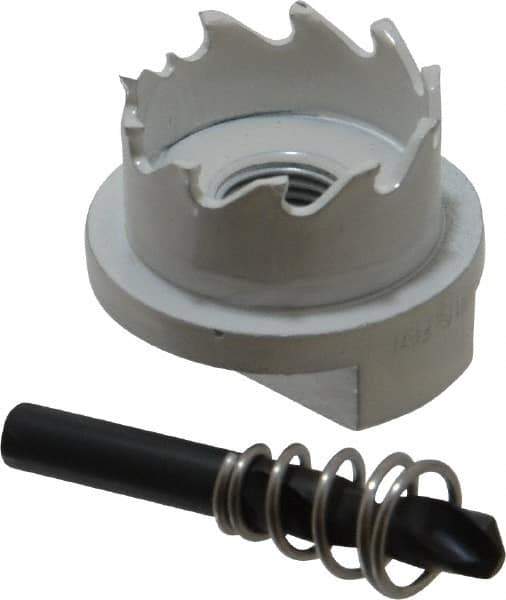 Lenox - 1-7/32" Diam, 1/2" Cutting Depth, Hole Saw - Carbide-Tipped Saw, Toothed Edge - Exact Tool & Supply