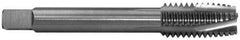 Balax - 7/8-9 UNC, 4 Flute, Bright Finish, Powdered Metal Spiral Point Tap - Plug Chamfer, Right Hand Thread, 4-11/16" OAL, 1" Thread Length, 0.697" Shank Diam, 3B Class of Fit - Exact Tool & Supply