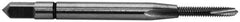 Balax - M3.5x0.60 Metric Coarse, 3 Flute, Bright Finish, Powdered Metal Spiral Point Tap - Plug Chamfer, Right Hand Thread, 2" OAL, 0.48" Thread Length, 0.141" Shank Diam, 6H Class of Fit, Series BX100 - Exact Tool & Supply