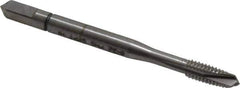 Balax - #8-32 UNC, 3 Flute, Bright Finish, Powdered Metal Spiral Point Tap - Plug Chamfer, Right Hand Thread, 2-1/8" OAL, 1/2" Thread Length, 0.168" Shank Diam, Series BX100 - Exact Tool & Supply