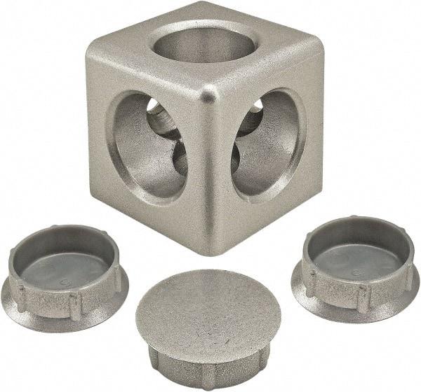 80/20 Inc. - 40mm Wide, Open Shelving Accessory/Component - Aluminum, Lacquered Finish, 40mm Long, Use with 40 Series - Exact Tool & Supply