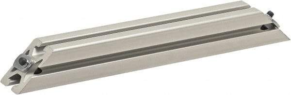 80/20 Inc. - 40mm Wide, Open Shelving Accessory/Component - Aluminum, Clear Anodized Finish, 320mm Long, Use with 4040 - Exact Tool & Supply