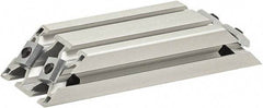 80/20 Inc. - 25mm Wide, Open Shelving Accessory/Component - Aluminum, Clear Anodized Finish, 160mm Long, Use with 3060 - Exact Tool & Supply
