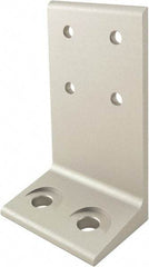 80/20 Inc. - 56mm Wide, Open Shelving Accessory/Component - Aluminum, Clear Anodized Finish, 80mm Long, Use with 40-4080 & Bolt Kit 75-3422 - Exact Tool & Supply