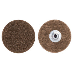 4″ STE VS Non Woven Quick Change Disc Type TS/II 80 Grit Coarse Aluminum Oxide - Exact Tool & Supply