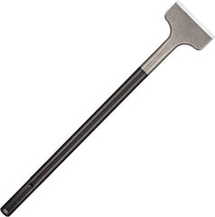 DeWALT - 3" Head Width, 16" OAL, 0.78" Shank Diam, Scaling Chisel - SDS Max Drive, SDS Max Shank, Steel - Exact Tool & Supply