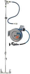 T&S Brass - 35' Spring Retractable Hose Reel - 300 psi, Hose Included - Exact Tool & Supply