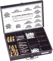 T&S Brass - 267 Pieces Boxed Faucet Repair Kit - Master Parts Kit Style - Exact Tool & Supply