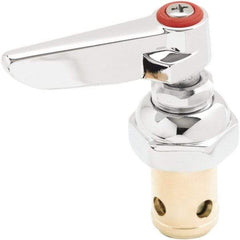 T&S Brass - Right Hand Spindle, Faucet Stem and Cartridge - For Use with Standard Faucets - Exact Tool & Supply