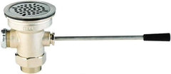 T&S Brass - Drain Component - Includes Waste Drain Valve and Adapter - Exact Tool & Supply