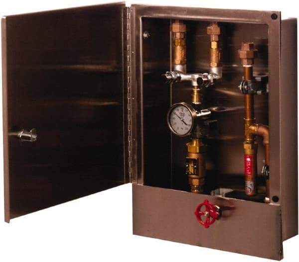 T&S Brass - Hose Reel Cabinet - Use with 1/4" ID Hose Reel - Exact Tool & Supply