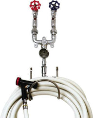 T&S Brass - 3/4" Pipe, 200 Max psi, Chrome Plated Brass Water Mixing Valve & Unit - NPT End Connections - Exact Tool & Supply