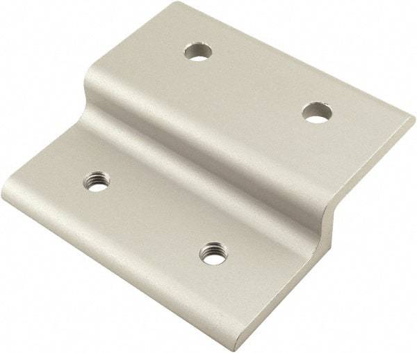 80/20 Inc. - 90mm Wide, Open Shelving Accessory/Component - Aluminum, Clear Anodized Finish, 87mm Long, Use with 45 Series & Bolt Kits 75-3619 & 11-8312 - Exact Tool & Supply
