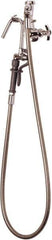 T&S Brass - Faucet Mount, Kitchen Faucet with Spray - Pot and Kettle Filler, Cross Handle, Spoutless, No Drain - Exact Tool & Supply