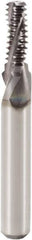 Seco - 7/16-14 UNC, 0.337" Cutting Diam, 3 Flute, Solid Carbide Helical Flute Thread Mill - Internal Thread, 0.894" LOC, 3.11" OAL, 12mm Shank Diam - Exact Tool & Supply