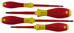 Insulated Slotted Screwdriver 3.5 & 4.5mm & Phillips # 1 & # 2. 4 Piece Set - Exact Tool & Supply