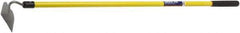 Ability One - 5-1/4" High x 6" Wide Round Steel Hoe - 67" Long Fiberglass Straight Handle - Exact Tool & Supply