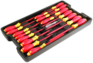 19PC CUSH GRIP SCREWDRIVER SET - Exact Tool & Supply