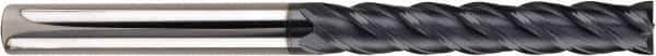 SGS - 18mm, 75mm LOC, 18mm Shank Diam, 150mm OAL, 4 Flute, Solid Carbide Square End Mill - Single End, AlTiN Finish, Spiral Flute, Variable° Helix, Centercutting, Right Hand Cut, Right Hand Flute, Series 7MS - Exact Tool & Supply