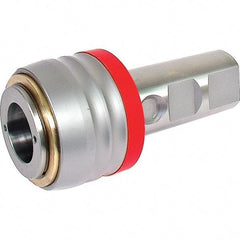 Techniks - 1" Straight Shank Diam Rigid Tapping Adapter - 5/16 to 11/16" Tap Capacity, 2.13" Projection - Exact Tool & Supply