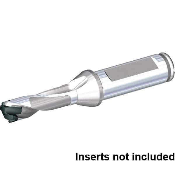 Kennametal - Series KenTIP, Head Connection O, 5xD, 5/8" Shank Diam, Drill Body - 88.9mm Drill Body Length to Flange, KTIP Toolholder, 12.7mm Nose Diam, 136.9mm OAL, 88.9mm Drill Body Length, 83.4mm Flute Length, Through Coolant - Exact Tool & Supply