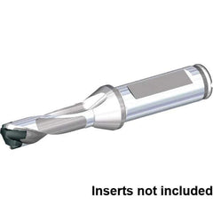 Kennametal - Series KenTIP, Head Connection F, 8xD, 1/2" Shank Diam, Drill Body - 85.73mm Drill Body Length to Flange, KTIP Toolholder, 7.94mm Nose Diam, 130.73mm OAL, 85.73mm Drill Body Length, 80.23mm Flute Length, Through Coolant - Exact Tool & Supply