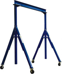 Vestil - 6,000 Lb Load Capacity, Steel Gantry Crane - 10' Span - Exact Tool & Supply