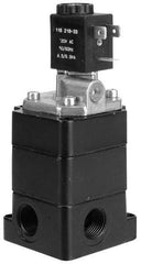 ARO/Ingersoll-Rand - 2.8 CV Flow Rate, 4 Way Poppet Air Control Valve - 1/2" NPT Inlet, 120 VAC, Solenoid Actuator - Exact Tool & Supply