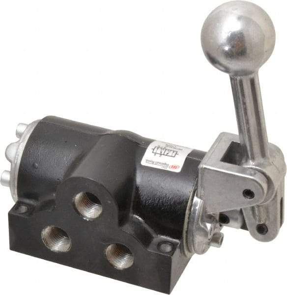 ARO/Ingersoll-Rand - 3/8" NPT Air Control Valve - 4-Way, 2 Position, Lever/Manual Actuated, Manual Return, 2.3 CV Rate & 150 Max psi - Exact Tool & Supply