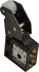 ARO/Ingersoll-Rand - 0.09 CV Rate, 3 Way Mini Mechanical Valve - 5/32" NPT Inlet, 5/32" NPT Outlet, 150 Max psi - Exact Tool & Supply