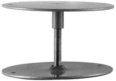 Don-Jo - 2-5/8" Diam Filler Plate - Steel, Silver Coated Finish - Exact Tool & Supply