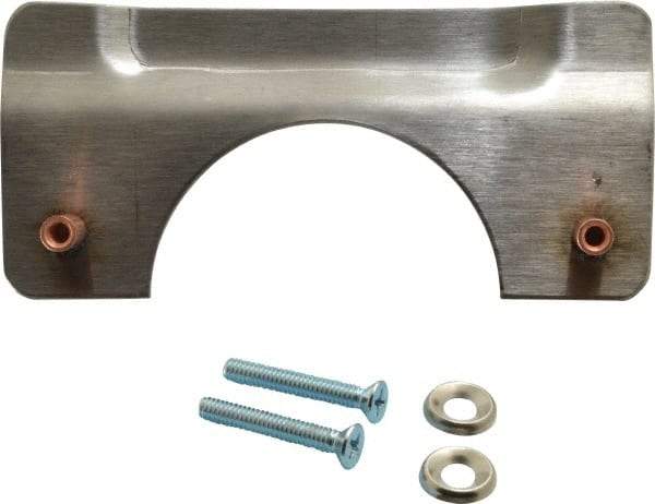 Don-Jo - 7" Long x 3-1/4" Wide, Latch Protector - Stainless Steel - Exact Tool & Supply