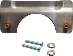 Don-Jo - 7" Long x 3-1/4" Wide, Latch Protector - Stainless Steel - Exact Tool & Supply