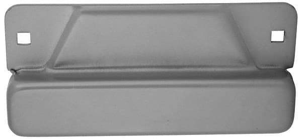 Don-Jo - 8" Long x 3-1/2" Wide Strike Protector - Duro Coated Steel - Exact Tool & Supply