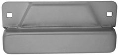 Don-Jo - 8" Long x 3-1/2" Wide Strike Protector - Silver Coated Steel - Exact Tool & Supply