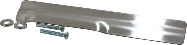 Don-Jo - 10" Long x 1-1/2" Wide, Latch Protector - Stainless Steel - Exact Tool & Supply