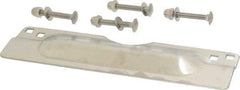 Don-Jo - 11" Long x 3" Wide, Latch Protector - Stainless Steel - Exact Tool & Supply