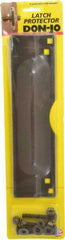 Don-Jo - 11" Long x 3" Wide, Latch Protector - Duro Coated Steel - Exact Tool & Supply