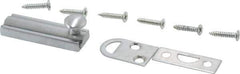 Don-Jo - 2" Long, 1/2" Wide Brass Slide Bolt - US26D Satin Chrome Plated - Exact Tool & Supply