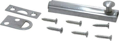 Don-Jo - 3" Long, 1/2" Wide Brass Slide Bolt - US26D Satin Chrome Plated - Exact Tool & Supply