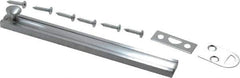 Don-Jo - 6" Long, 1/2" Wide Brass Slide Bolt - US26D Satin Chrome Plated - Exact Tool & Supply