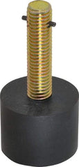 Don-Jo - 1" Projection Detention Door Stop - Floor Mount, Uncoated - Exact Tool & Supply