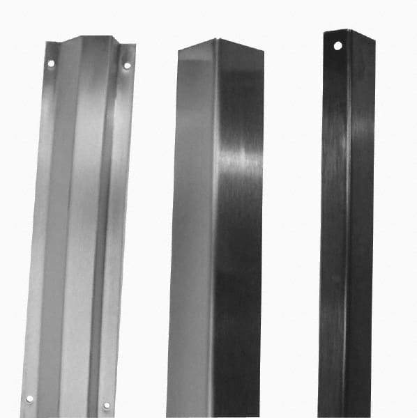 Don-Jo - Satin Stainless Steel Door Guard - 36" Long, Satin Stainless Steel - Exact Tool & Supply