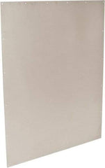 Don-Jo - 34" Long x 42" High Armor Plate - Stainless Steel - Exact Tool & Supply
