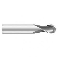 3/4 x 1 x 4 2 Flute Ball Nose  End Mill- Series 3215STB - Exact Tool & Supply