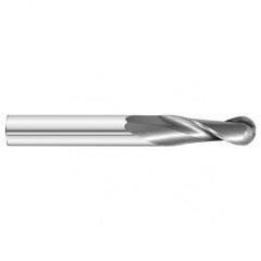 1" x 2-1/2 x 5 2 Flute Ball Nose  End Mill- Series 3215XL - Exact Tool & Supply